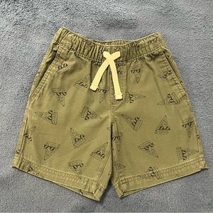 Arizona drawstring khaki green shorts.